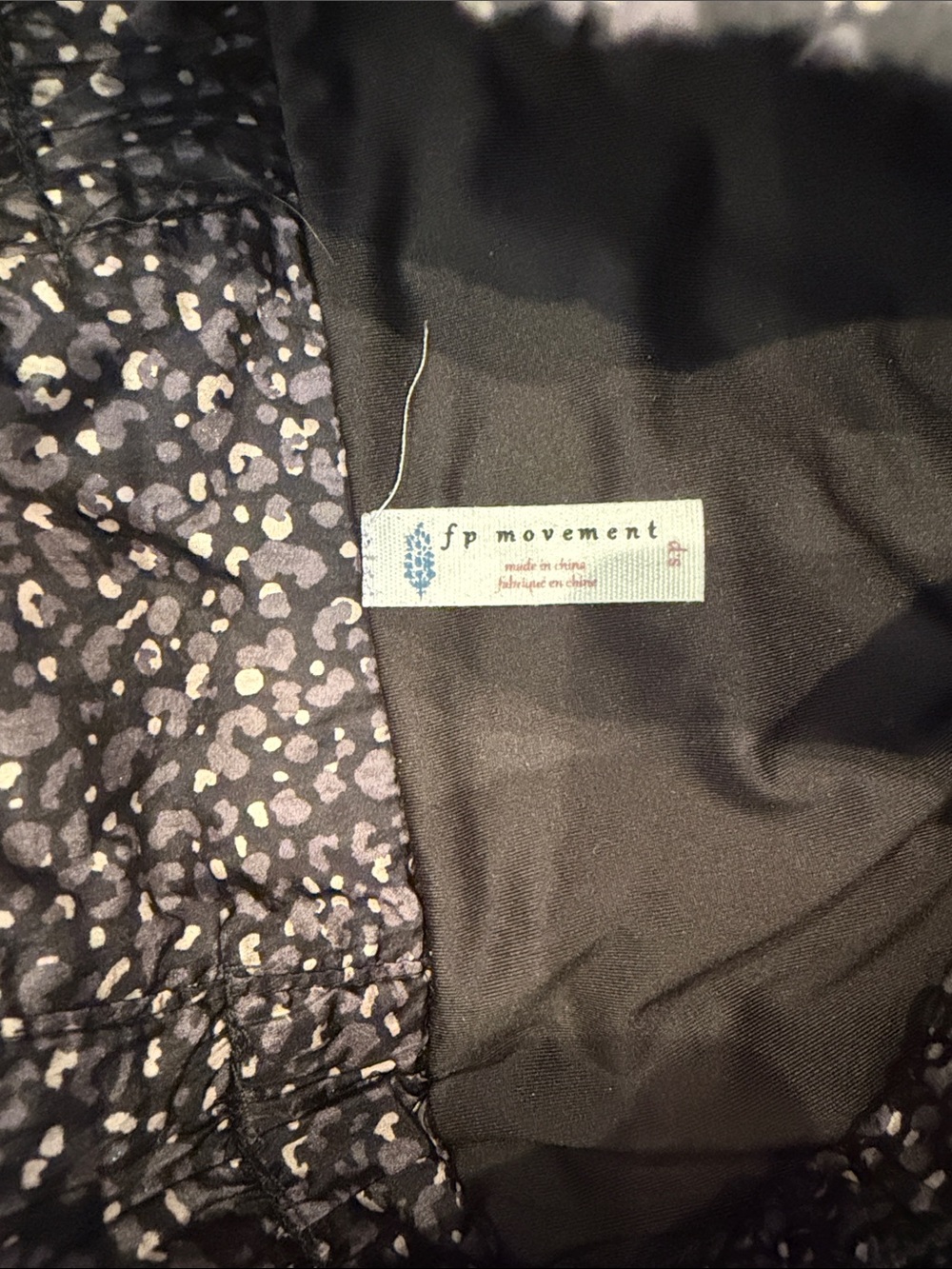 FP Movement by Free People Black Floral Athletic Shorts - Picture 2 of 3